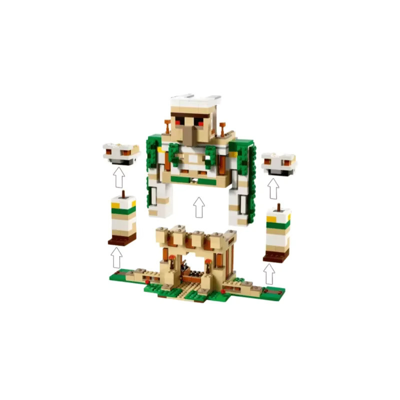 Spot Eisenpuppen-Festung, Modellbausatz, Fantasy, Minecraft - Bild 3