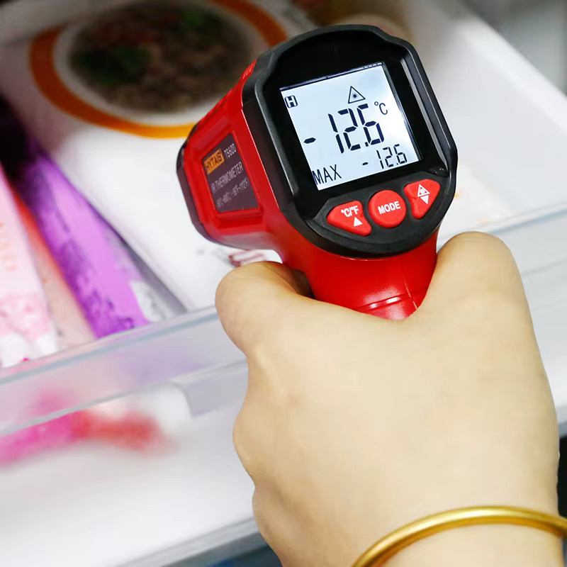 HYTAIS TS600 Infrarot Thermometer, tragbares hochpräzises elektronisches berührungsloses Temperaturmessgerät für industrielle Anwendungen - Bild 4