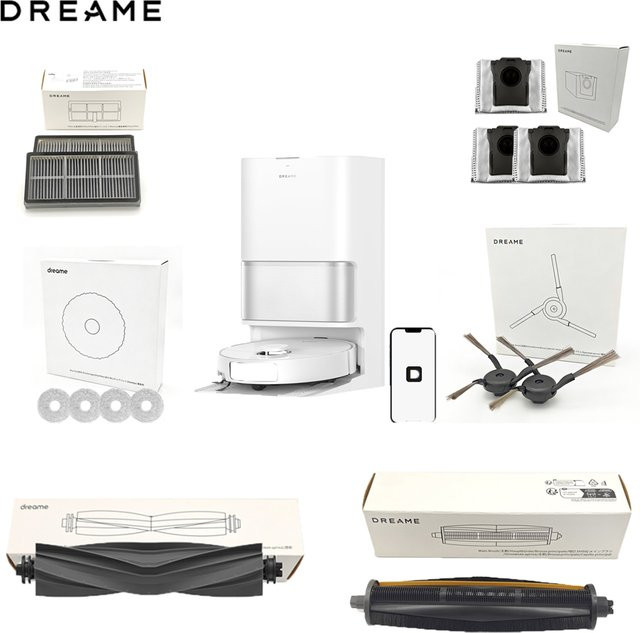 Dreame L40 Ultra Gen 2 Zubehör Set mit Seitenbürsten, Gummi-Hauptbürsten, Filtern und Wischmopps für MOVA P10 Pro Ultra Gen 2 - Bild 1