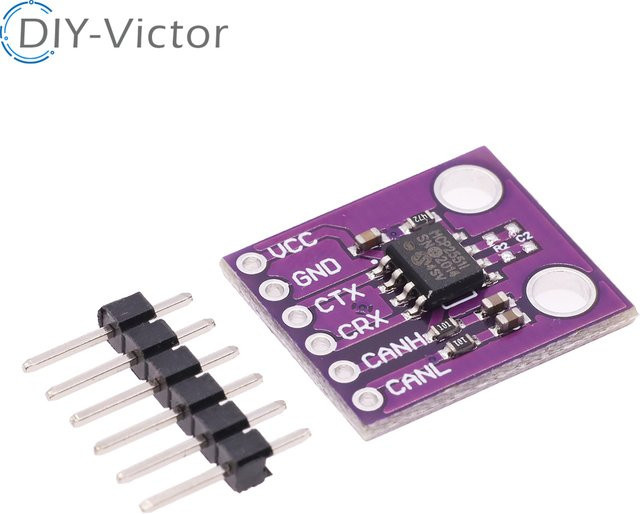 MCP2551 Hochgeschwindigkeits-CAN-Protokoll-Controller Bus-Schnittstellenmodul für Arduino in Violett - Bild 1