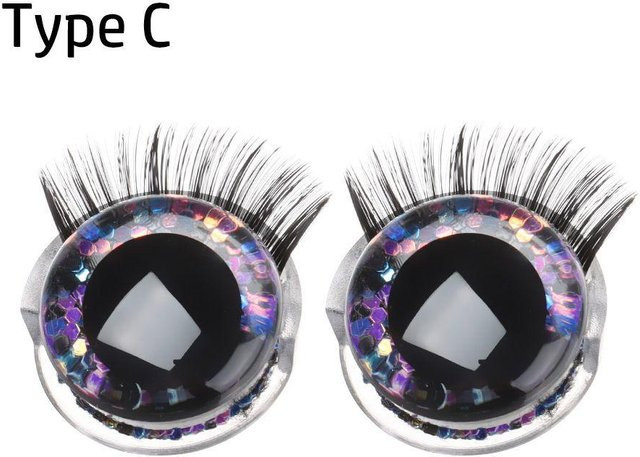Discover Intime Sicherheitsaugen mit Wimpern, Zubehör, ab 6 Jahren - Bild 1