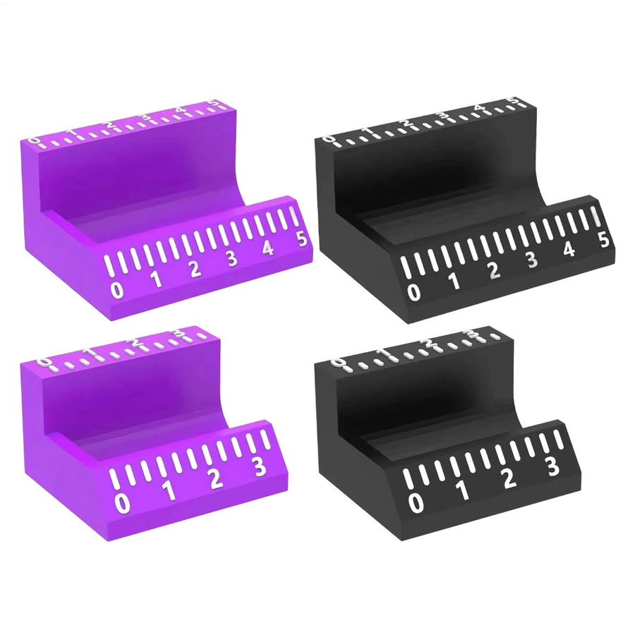 Etikettenapplikator für 3ml und 10ml Fläschchen in Schwarz aus Kunststoff zur präzisen und zeitsparenden Ausrichtung von Aufklebern - Bild 2