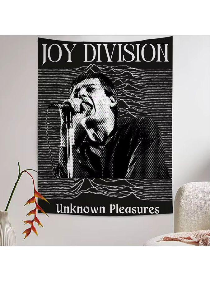 J-Joy D-Division Hängender böhmischer Wandteppich mit Tarot-Motiv in Schwarz-Weiß - Bild 5