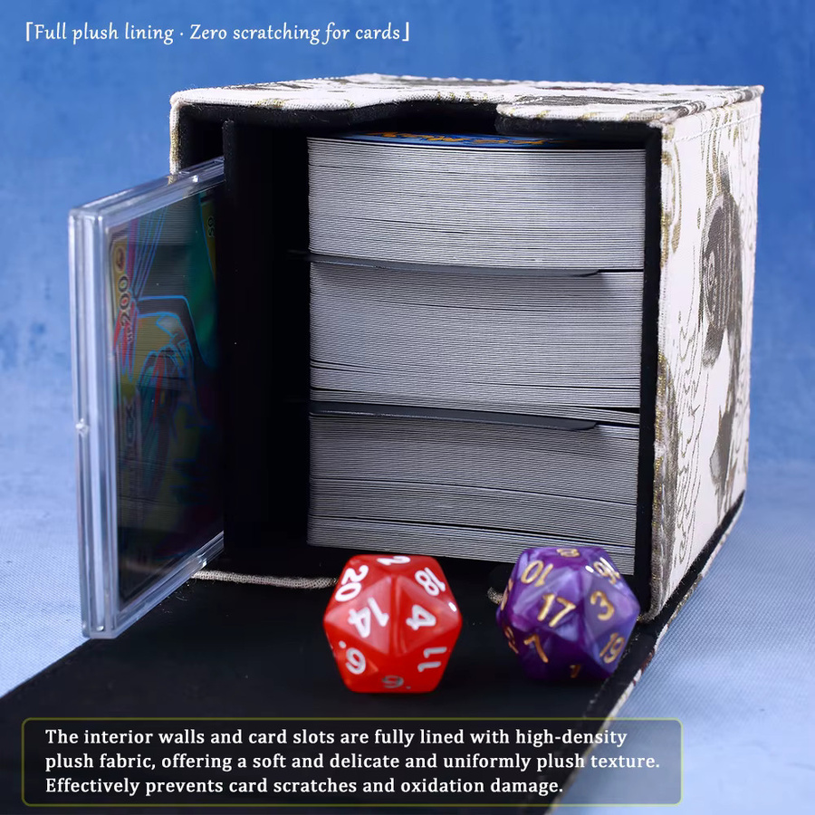 GachaBox Sammelkarten-Deckbox-Halter, Commander-Karten-Organizer-Etui, Bunt / Mehrfarbig - Bild 2