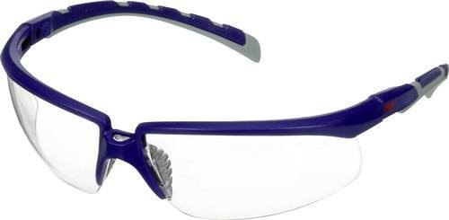 3M Schutzbrille S2001AF-BLU-EU mit blauen/grauen Bügeln und klarer Scheibe nach EN 166 und EN 170 - Bild 1