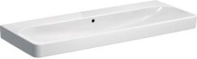 Geberit Waschtisch Smyle Square in Weiß mit Überlauf und ohne Hahnloch, B: 120 cm, T: 48 cm - Bild 1