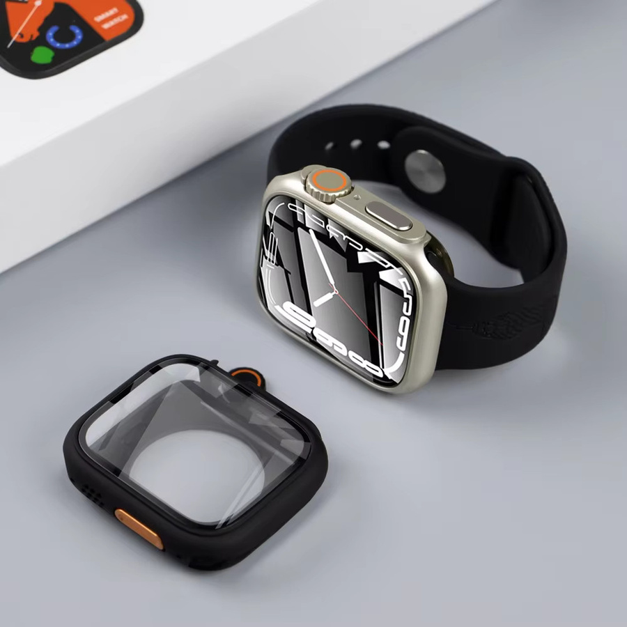 Geekthink Uhrenzubehör, Case für Apple Watch, Silikon, Titanium, Unisex - Bild 2