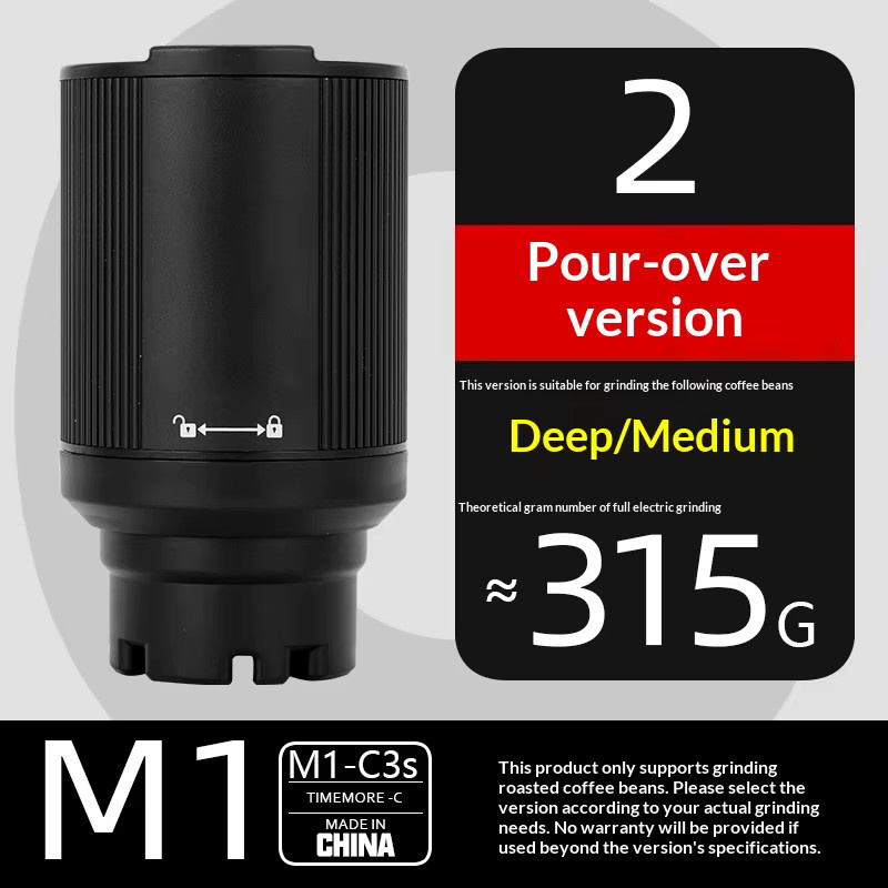 Timemore Coffee Power Elektromahlwerk-Modul Universal Motoradapter für Handmühlen C5 C3s C3 C2 in Schwarz - Bild 6