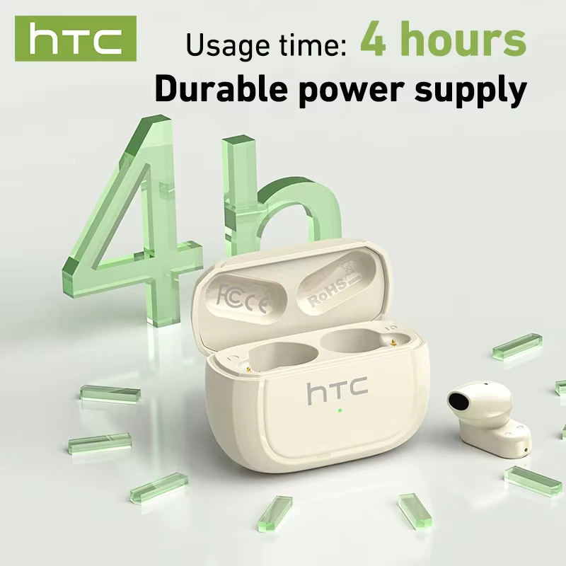 HTC NE51 Bluetooth TWS Mini-Ohrhörer mit Rauschunterdrückung in Grün und Schwarz - Bild 2