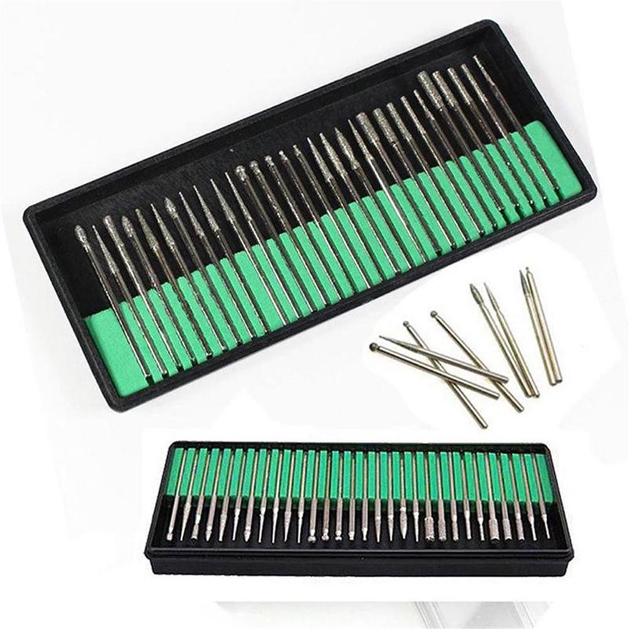 Dremel Diamantfräser-Bit-Set, 30-teilig, Körnung 400, 1/8-Zoll-Schaft - Bild 2