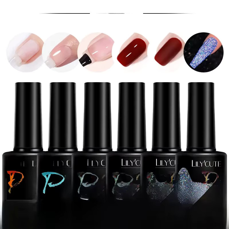 LILYCUTE Gel-Nagelkunst-Set, semi-permanent, 7 ml - Bild 4