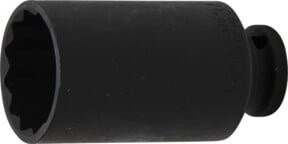 BGS Kraft-Steckschlüssel-Einsatz Zwölfkant 5340 mit 1/2 Zoll Antrieb und 34 mm Schlüsselweite - Bild 1