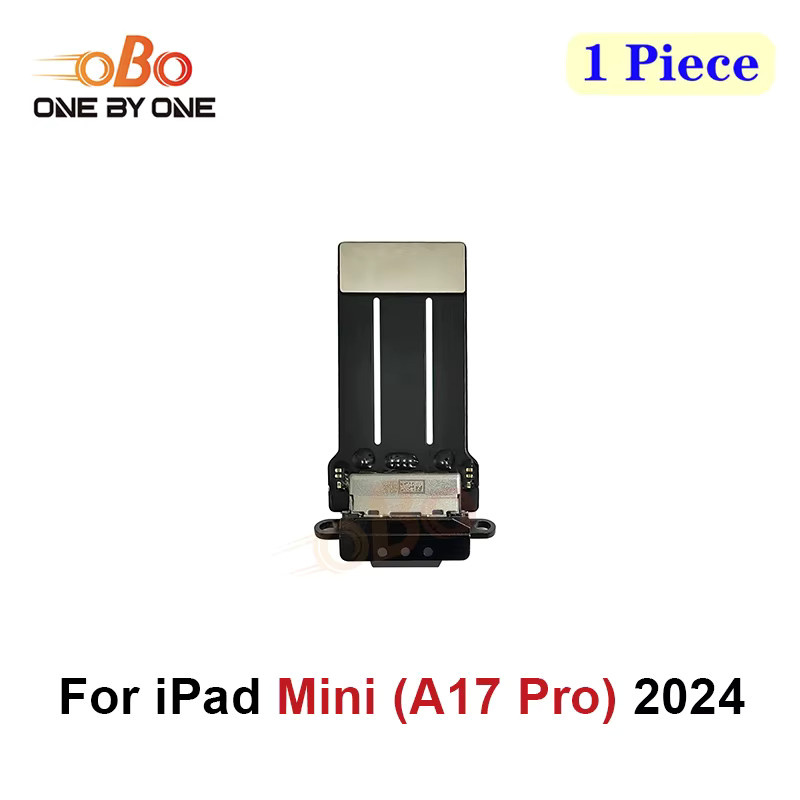 Apple iPad Mini A17 Pro 2024 7. Generation USB-Ladeanschluss Dock-Connector Flexkabel Reparaturteil in Grau und Weiß - Bild 2