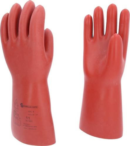 KS Tools Elektriker-Schutzhandschuhe mit mechanischem Schutz, Größe XXL, Farbe Rot - Bild 1