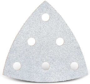 MENZER Klett-Schleifblätter für Holz und Lack, Durchmesser: 93 mm, Körnung: K150, 6-Loch, Farbe: Grau, 50er Packung - Bild 1