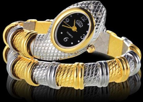 Armbanduhr Damen, Gold, Grau, Quarz, Analoguhr - Bild 1