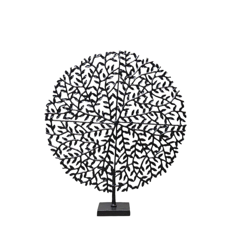 Mansion atmosphere Baumornament in Schwarz aus Aluminium, Höhe: 70 cm - Bild 1