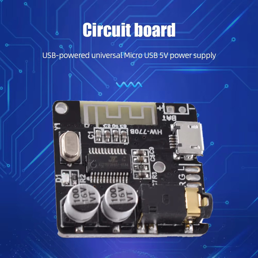 VHM-314 Bluetooth Audio Empfänger und WiFi Stereo Musik Modul mit 3,5mm Aux Anschluss, Schwarz - Bild 2