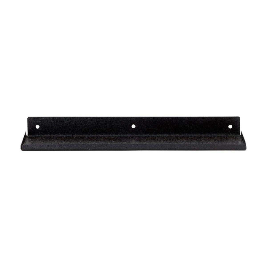 House Doctor Wandregal Ledge aus Eisen in Schwarz, Breite: 43 cm - Bild 1