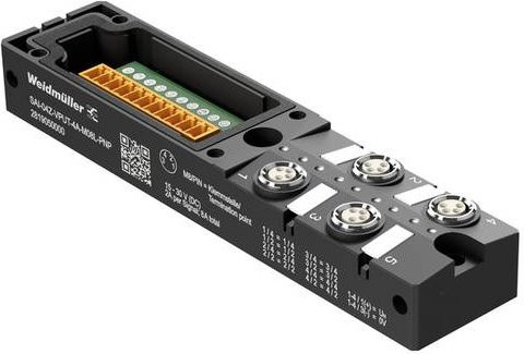 Weidmüller Sensor-Aktor-Verteiler und Adapter Schwarz mit 4 Polen - Bild 1