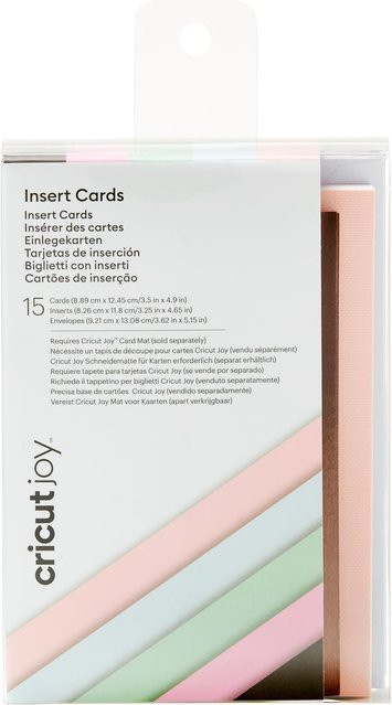 Cricut Joy Insert Cards mit Einleger und Umschlägen Macarons Multicolor B/H: 8,89 x 12,45 cm - Bild 1