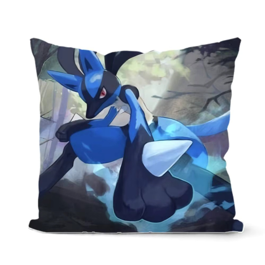 Bandai Pokemon Otaku Collection Anime Plüschkissenbezug, quadratisch, 30 x 30 cm - Bild 7
