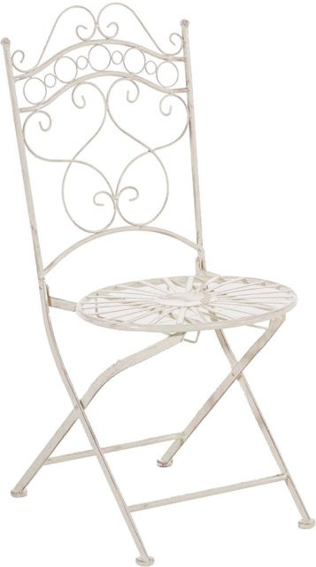 TPFGarden Gartenstuhl Indi aus Metall in Antik-Creme - Bild 1