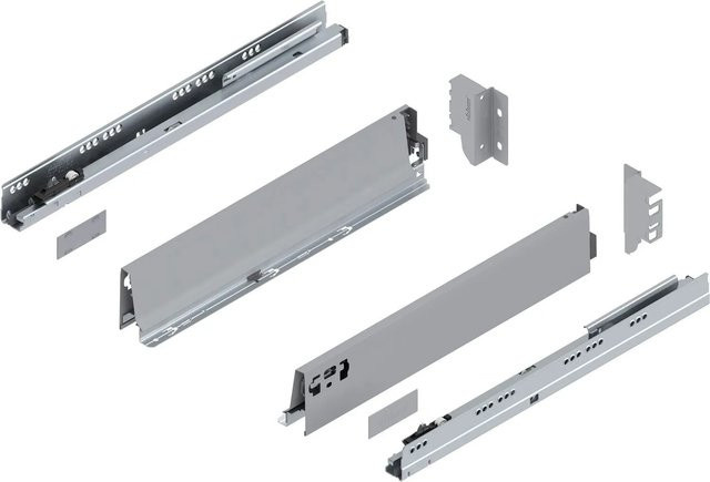 Blum Tandembox antaro M Vollauszug mit Blumotion Soft-Close, Grau, Tiefe: 450 mm, Tragkraft: 30 kg - Bild 1