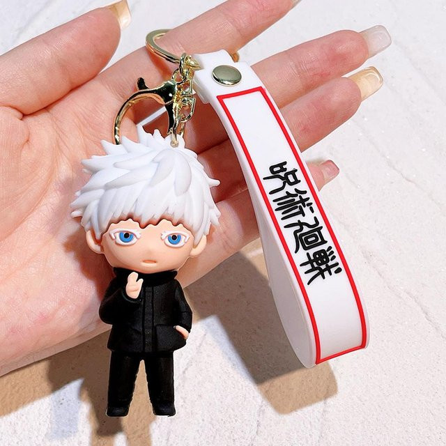 Jujutsu Kaisen Gojo Satoru Plüsch Schlüsselanhänger, Unisex, brown - Bild 1