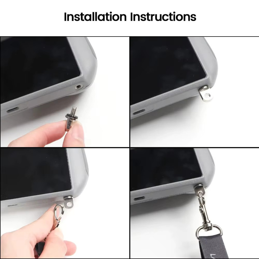 DJI Halsband-Trageschlaufe für Fernbedienung RC 2, Mini 5, Mini 4, Mini 3, Pro, Air 3 und Mavic 3 Pro in Schwarz - Bild 5