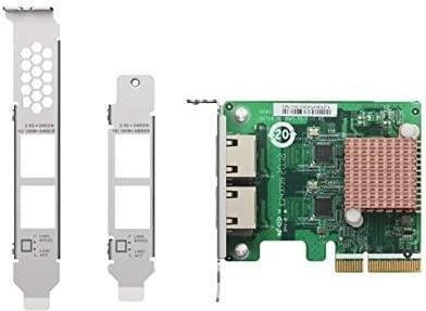 QNAP QXG-2G2T-I225 Netzwerkadapter PCIe 2.0 x2 Low-Profile mit 2x 2.5GBase-T Ethernet/LAN - Bild 1
