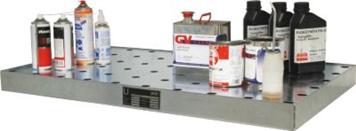 Kleingebindewanne Bauer Südlohn KGW 3/M, verzinkter Stahl, Silber, B: 100 cm, T: 60 cm, H: 7 cm - Bild 2