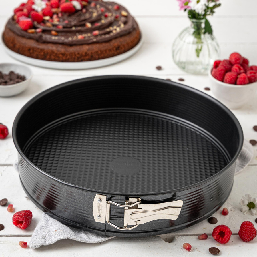 Zenker Springform mit Flachboden Perfect Black+ in Schwarz, Durchmesser: 30 cm, Antihaftbeschichtung - Bild 2