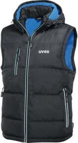Uvex Thermo Steppweste Unisex in Schwarz/Blau, Größe: 3XL - Bild 1