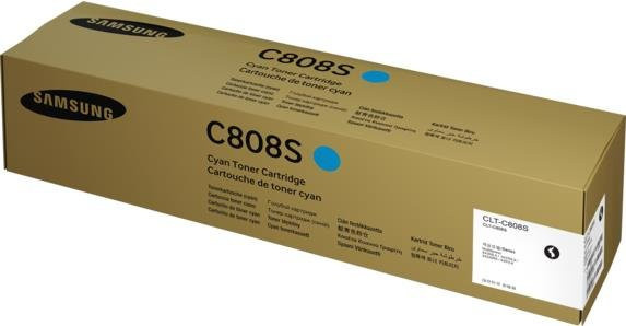 Samsung CLT-C808S Original Cyan Tonerpatrone für Laserdrucker (SS560A) - Bild 1