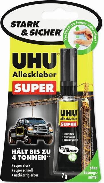 UHU Alleskleber Super Stark und Sicher Transparent 7 g - Bild 1