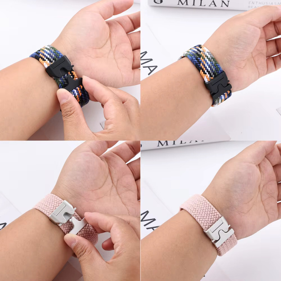 Uhrenarmband Nylon, geflochtenes Band, 22 mm, Unisex - Bild 5