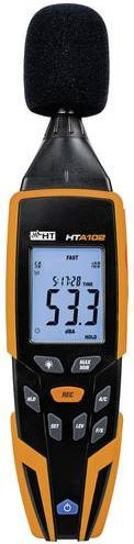 HT Instruments Schallpegel-Messgerät HTA102 in Orange, 30 - 130 dB, 31.5Hz - 8kHz, Mini-USB - Bild 1