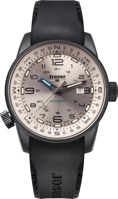 Traser Pathfinder Automatik Herrenuhr, Edelstahl, 46 mm, 10 ATM - Bild 1