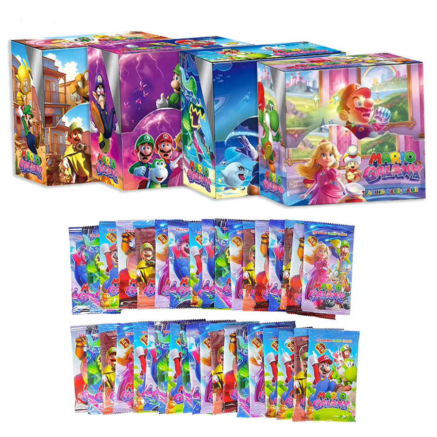 Bandai Super Mario Galaxy Sammelkarten Booster-Box, 288 Anime-Spielfiguren-Karten - Bild 3