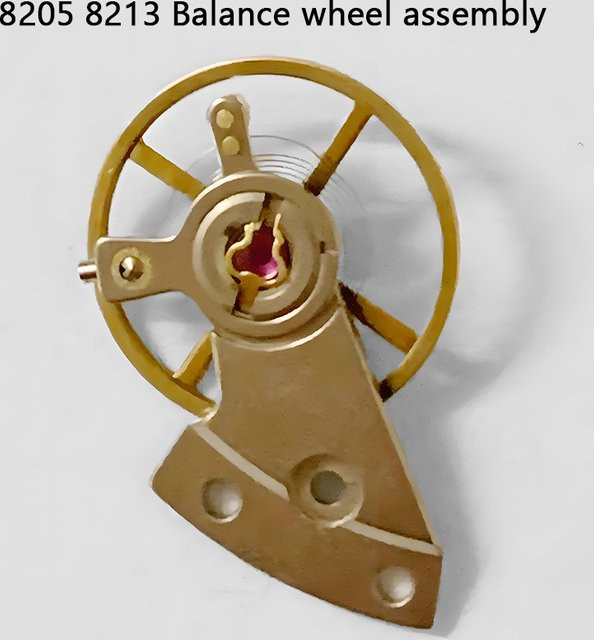 Domestic Pearl Montageset Full Swing Balance Wheel Clamp, Messing - Bild 1