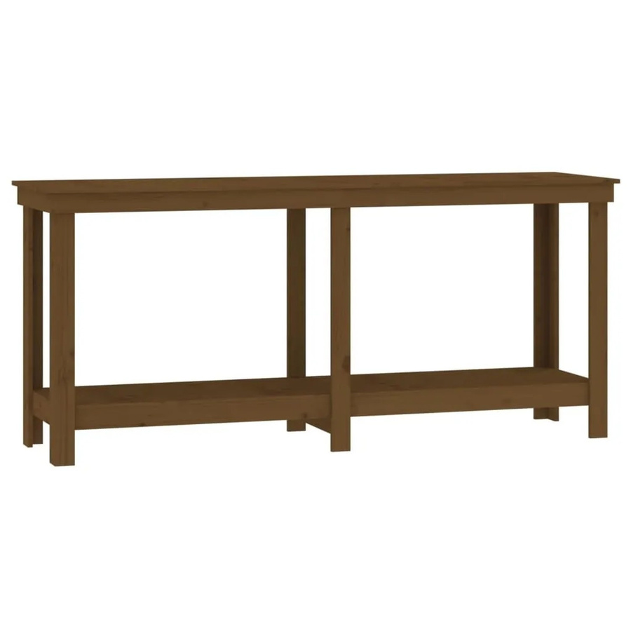 vidaXL Werkbank aus Massivholz Kiefer in Honigbraun, B/T/H: 180 x 50 x 80 cm - Bild 2