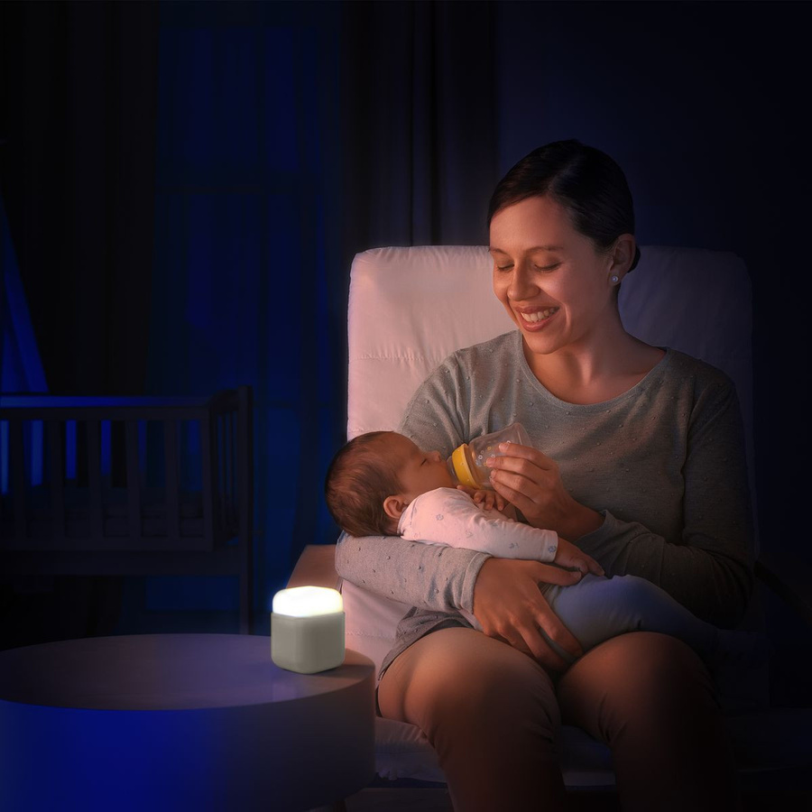 Reer 2in1 Steckdosen-Nachtlicht SleepLight mit LED-Technologie und Dämmerungssensor in Beige - Bild 5