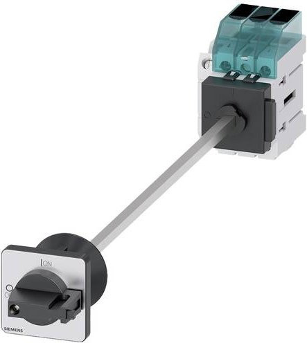 Siemens Lasttrennschalter Schwarz 3polig 63A 16mm² 1 Schließer 1 Öffner 690 V/AC 3LD34401TK11 - Bild 1