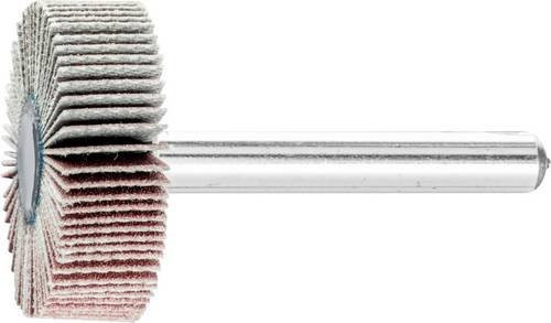 PFERD Korund Fächerschleifer A240 für Feinschliff und Finish, Farbe: Grau, 10 Stück, Durchmesser: 30 mm, Breite: 10 mm, Schaft-Durchmesser: 6 mm - Bild 1