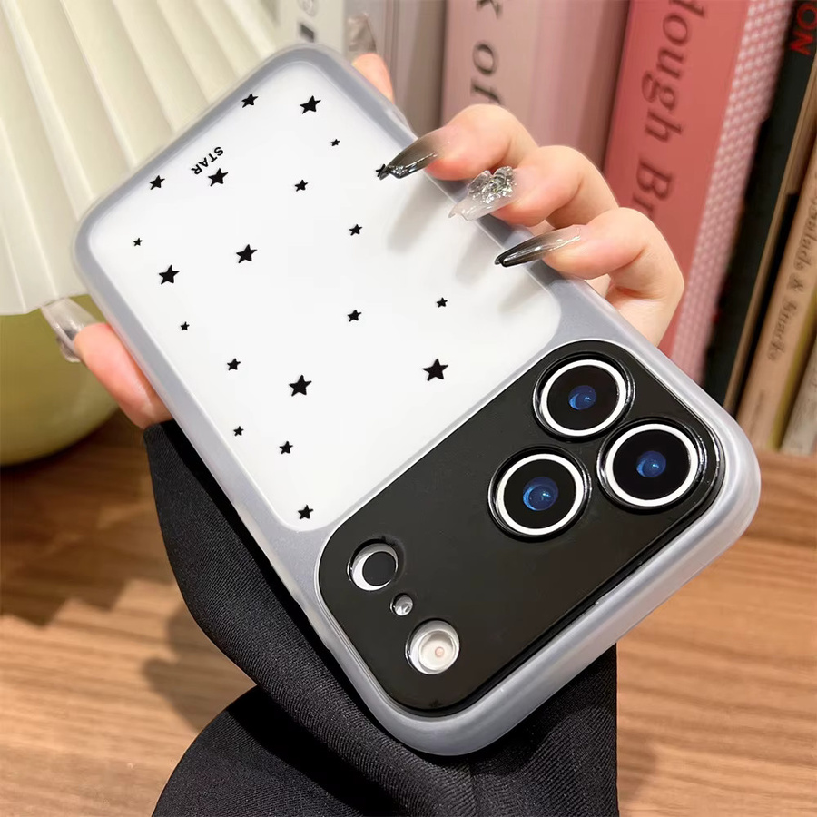 AKABEILA Handyhülle im INS Star Design für iPhone 17 Pro Max, 16, 15, 14, 13 – Schützende Hartschalen-Hülle aus PC - Bild 2