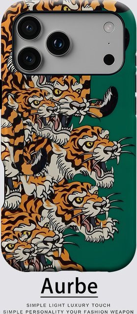 Tiger Horde Magnetische Handyhülle für iPhone 17 16 15 14 13 Pro Max Plus in Multicolour, Robuste Einzel- und Doppelschicht-Schutzhülle - Bild 1