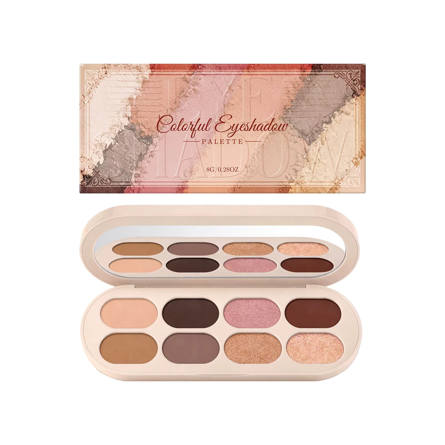 eelhoe Lidschatten-Palette, 8 Farben, matt und schimmernd - Bild 3