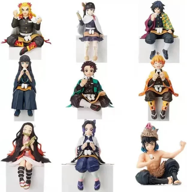 Bandai Demon Slayer Anime-Figur Sitzende Reisfigur Multicolor - Bild 1