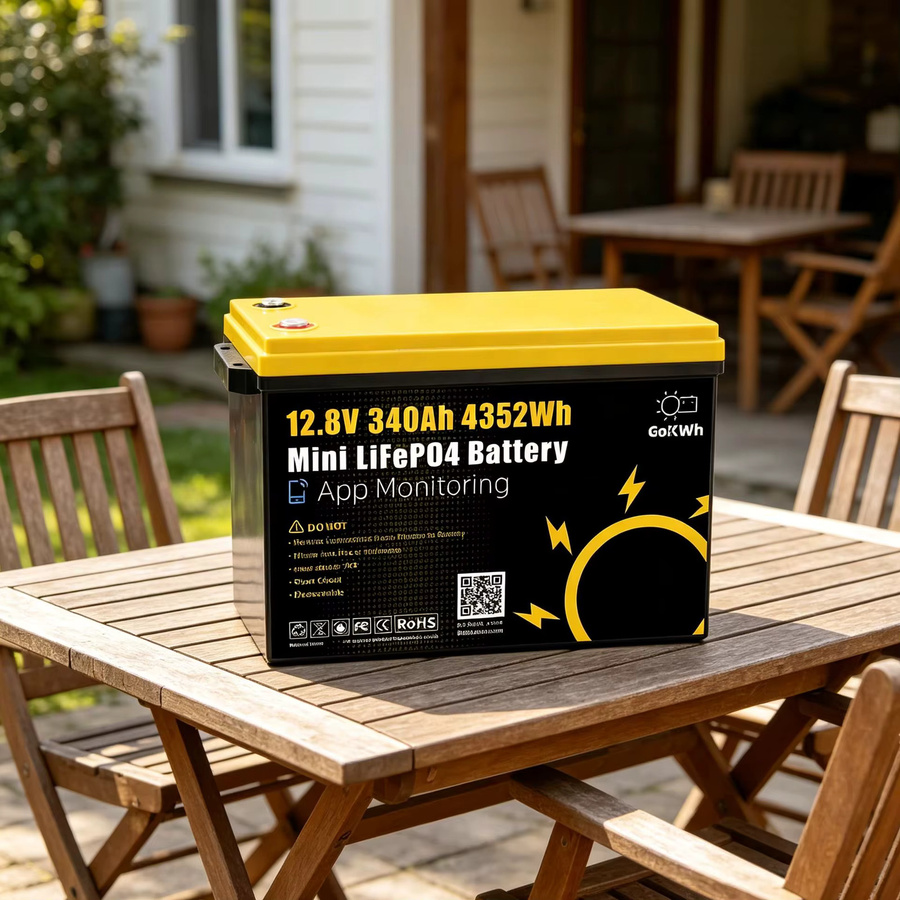 PWOD LiFePO4-Akkupack 12,8V 100Ah 340Ah wiederaufladbare Batterie für Heimenergiespeicher RV und EV - Bild 3